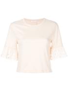 See By Chloé Embroidered Top - Nude & Neutrals