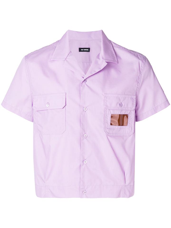 Raf Simons Short 2 Pockets Shirt - Pink & Purple