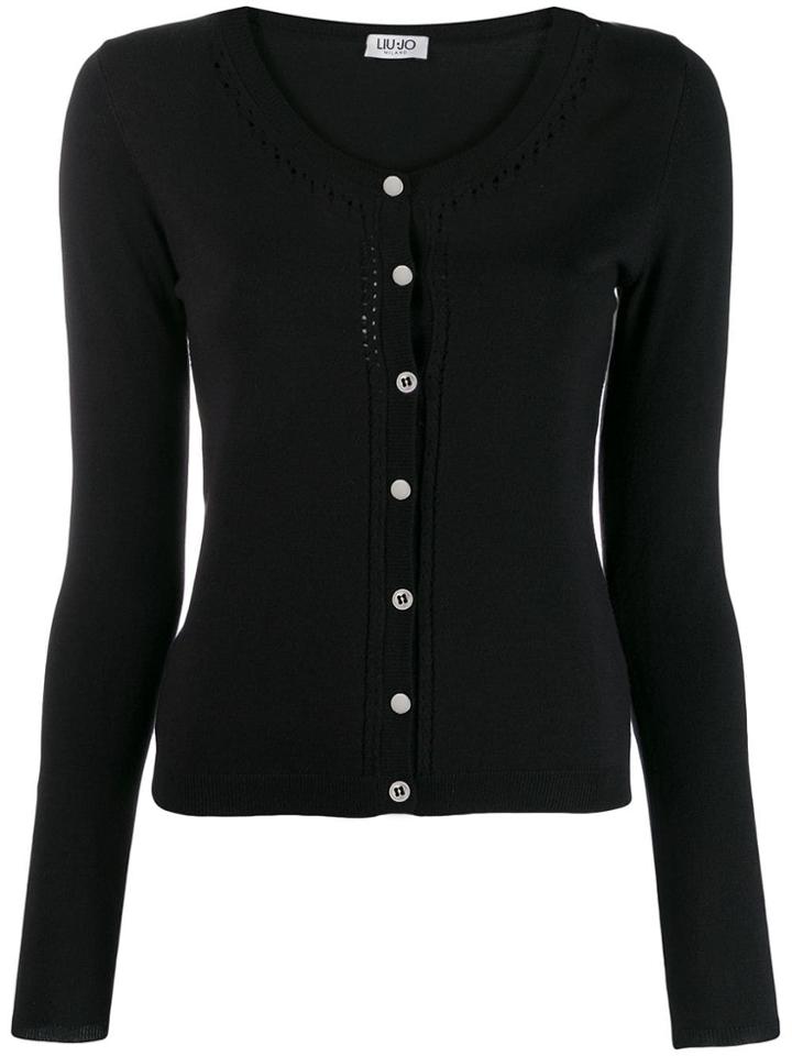 Liu Jo Button Detail Cardigan - Black