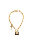 Vivienne Westwood Lock Key Pendant Necklace, Women's, Metallic