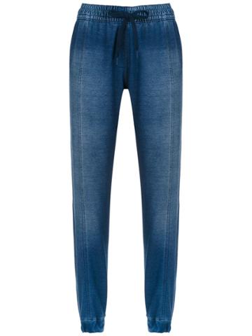 Track & Field Denim Track Pants - Blue