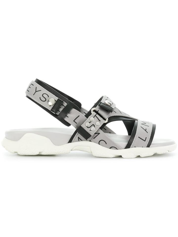 Stella Mccartney Stella Logo Strap Sandals - White