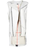 Mm6 Maison Margiela - Embroidered Dress - Women - Cotton - Xs, Nude/neutrals, Cotton