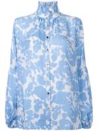 Macgraw Baguette Blouse, Women's, Size: 10, Blue, Silk/polyester