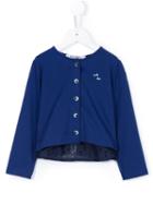 Familiar Embroidered Detail Cardigan, Toddler Girl's, Size: 5 Yrs, Blue