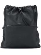 Mm6 Maison Margiela Front Pocket Drawstring Backpack