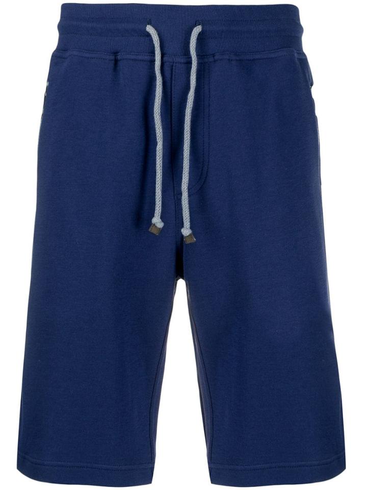 Brunello Cucinelli Jersey Shorts - Blue