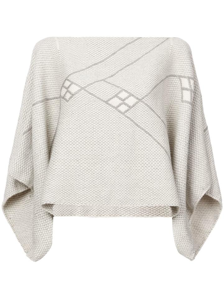 Voz Alpaca Hair Crop Top - Grey