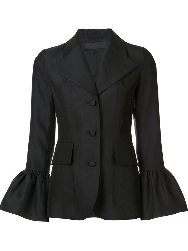 Co Ruffled Hem Jacket