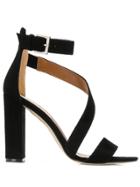 Paris Texas Strappy Sandals - Black