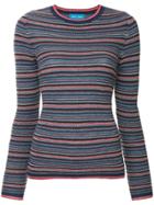 Mih Jeans Striped Knit Top - Multicolour