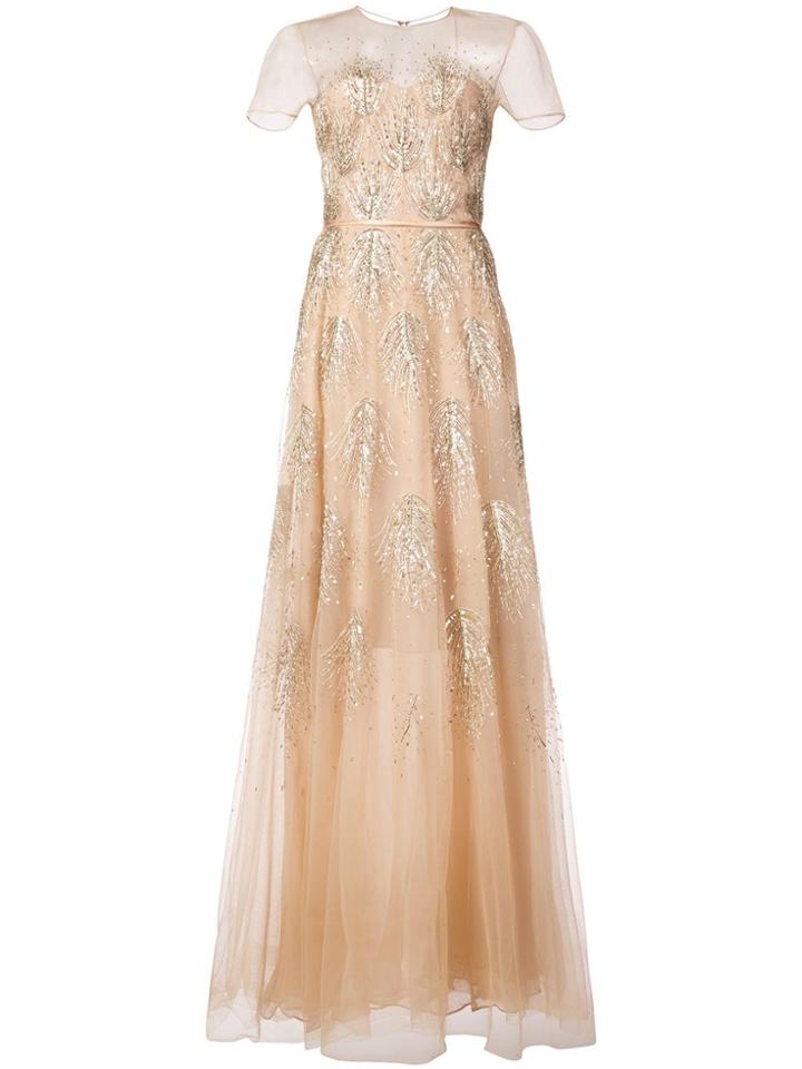 Sachin & Babi Asha Tulle Gown - Gold