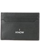 Ports V I Know Cardholder - Black