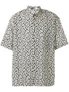 Isabel Marant Geometric Short-sleeve Shirt - Neutrals