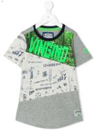 Vingino - Logo Print T-shirt - Kids - Cotton/polyester/viscose - 10 Yrs, Grey