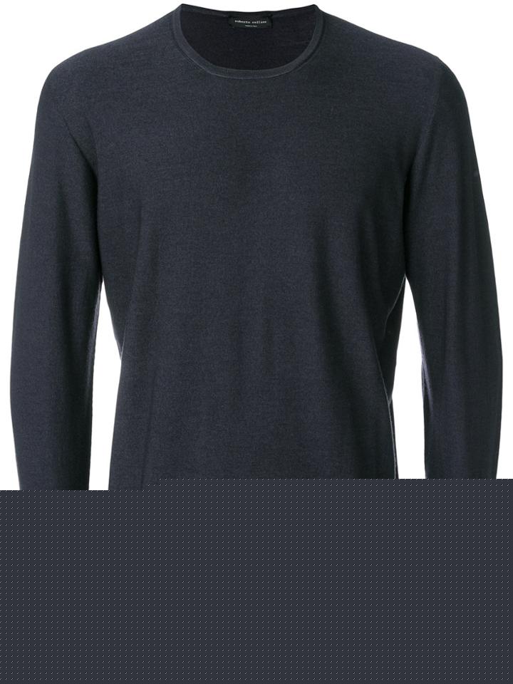 Laneus Intarsia Knit Jumper - Black