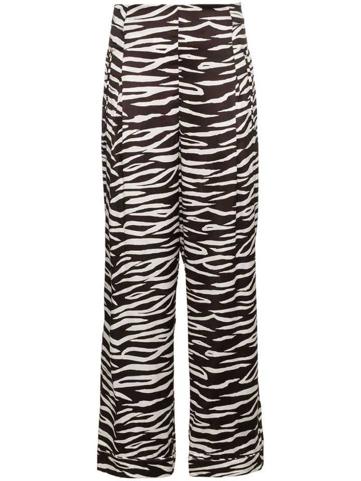 Ganni Gnni Blakey Slk Stght Lg Trs - Black