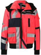 Raeburn Hooded Safety Jacket - Red