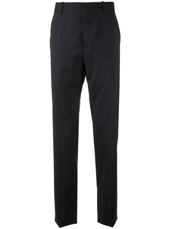 Oamc Logo Patch Tailored Trousers - Black