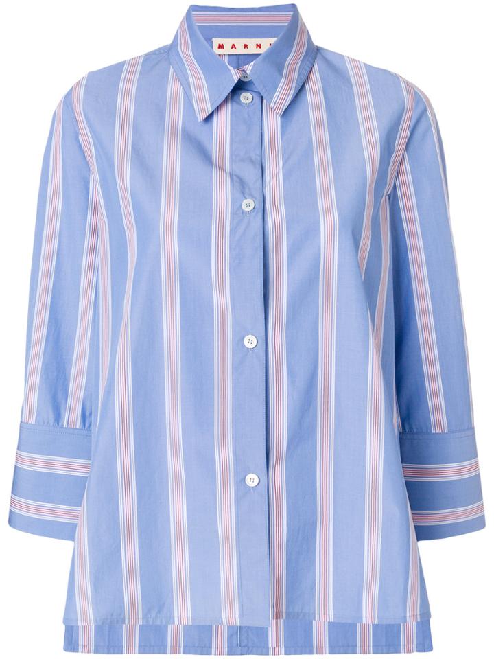 Marni Striped Shirt - Blue