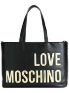Love Moschino Logo Rectangular Tote, Women's, Polyurethane