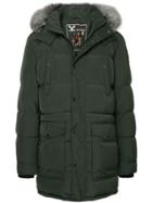 Moose Knuckles Quilted Down Coat - Green