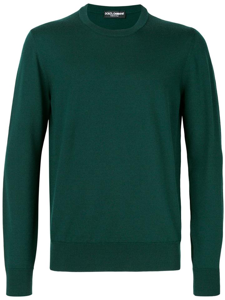Dolce & Gabbana Crewneck Sweater - Green