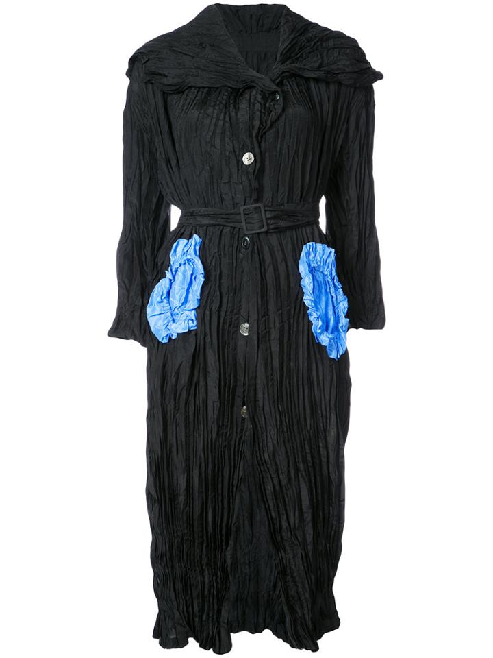 Tsumori Chisato Crinkled Belted Dress - Black