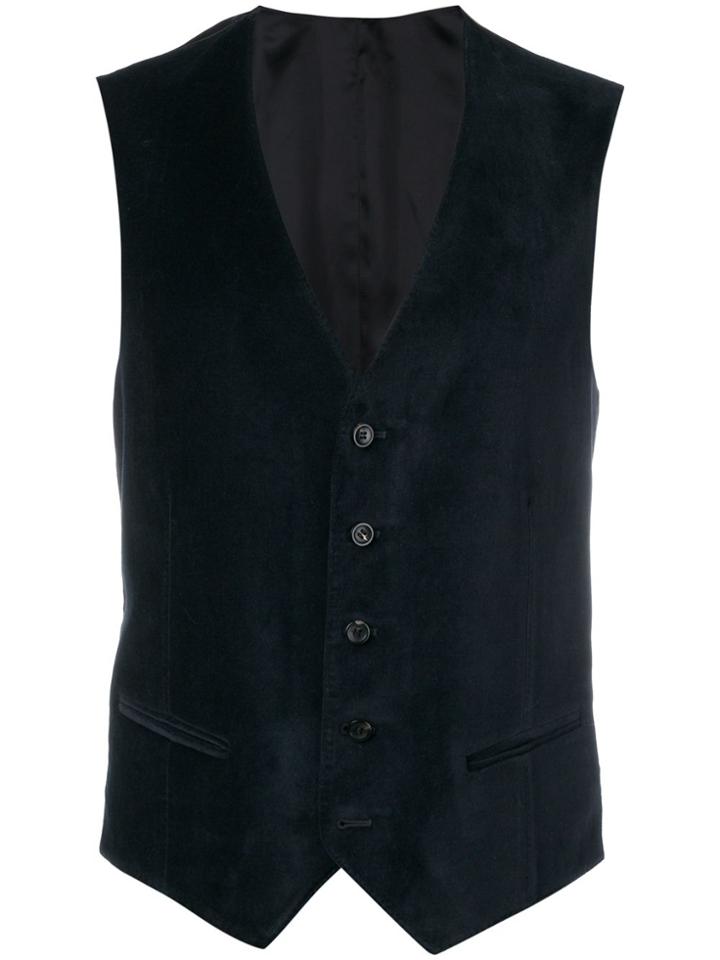 Tonello Tailored Waistcoat - Blue