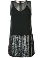 Loyd/ford - Sequined Shift Dress - Women - Silk/sequin - 6, Women's, Black, Silk/sequin