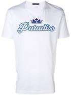 Dolce & Gabbana Paradiso Print T-shirt - White