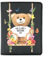 Moschino Teddy Bear Printed Wallet - Black