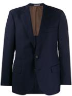 Brunello Cucinelli Striped Pattern Blazer - Blue