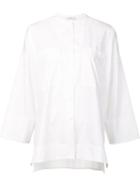Tome Chest Pockets Shirt, Women's, Size: 4, White, Cotton