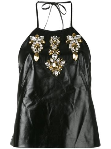 Stefano De Lellis Embellished Tank - Black