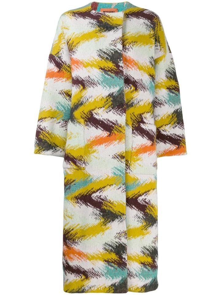 Missoni Cocoon Coat - Yellow