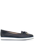 Baldinini Woven Ballerina Shoe - Blue