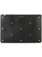 Givenchy Cross Embellished Clutch, Women's, Black