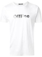 Hl Heddie Lovu Offline Print T-shirt, Men's, Size: Medium, White, Cotton/lyocell
