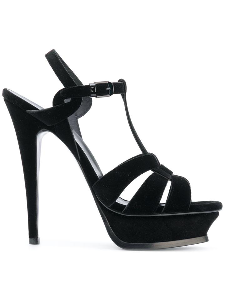 Saint Laurent Classic Tribute 105 Sandals - Black