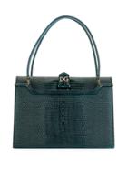 Dolce & Gabbana Ingrid Embossed Tote Bag - Green