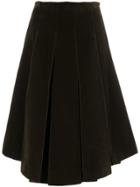 Simone Rocha Pleated Mid-length Skirt - Green