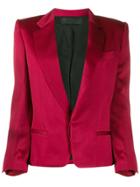 Haider Ackermann Fitted Deep V-neck Jacket - Red
