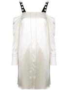3.1 Phillip Lim Embellished-strap Shift Dress - White