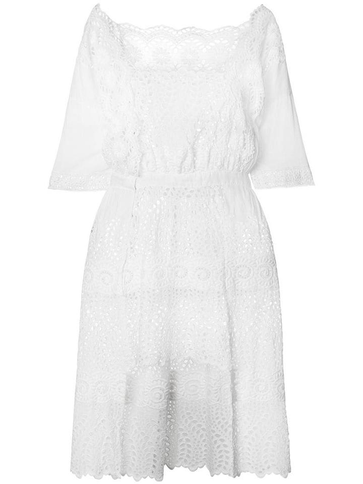 William Vintage Broderie Anglaise Dress - White