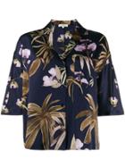 Vince Floral Print Shirt - Blue