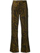 3.1 Phillip Lim Tiger-print Bootcut Trousers - Neutrals