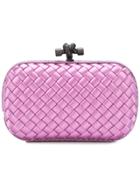 Bottega Veneta Twilight Intrecciato Impero Knot - Pink & Purple