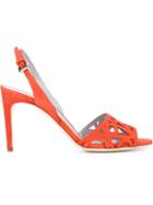 Pollini Laser Cut Sandals