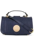 L'autre Chose Foldover Mini Tote Bag - Blue